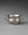 Miniature cup, William Fleming (active 1695–1727), Silver, British, London