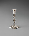Miniature candlestick (one of a pair), Henry Flavelle, Silver, Irish, Dublin