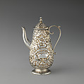 Miniature coffeepot (part of a set), Henry Flavelle, Silver, Irish, Dublin