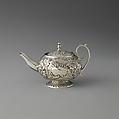 Miniature teapot (part of a set), Henry Flavelle, Silver, Irish, Dublin