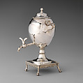 Miniature urn with cover, A. L. & W. L., Silver, probably British, London