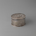 Miniature box with cover, T.K., London, Silver, British, London