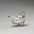 Sauceboat, Silver, British, London