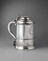 Tankard, John Elston, Silver, British, Exeter
