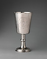 Communion cup, Ralph Leeke British, Silver, British, London