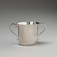 Two-handled cup, R. M., London (ca. 1651–1662), Silver, British, London