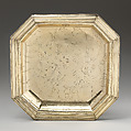 Pair of salvers (part of a toilet service), William Fowle (1658–1684, active 1681–84), Silver gilt, British, London