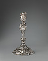 Candelabrum (one of a pair), David Willaume II (British, 1693–1761), Silver, British, London