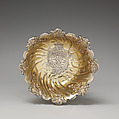 Bowl, George Wickes (British, Bury St Edmunds, Suffolk 1698–1761 Thurston, Suffolk), Silver-gilt, British, London