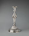 Candlestick (one of a set of eight), Andrew Fogelberg  British, Silver, British, London
