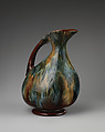 Pitcher, Linthorpe Pottery Works (British, 1879–1889), Glazed earthenware, British, Linthorpe, Yorkshire