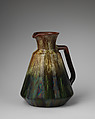 Pitcher, Christopher Dresser  British, Scottish, Earthenware, British, Linthorpe, Yorkshire
