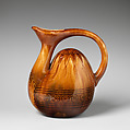 Pitcher, Christopher Dresser (British, Glasgow, Scotland 1834–1904 Mulhouse), Glazed earthenware, British