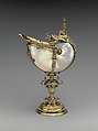 Nautilus cup, Nautilus shell, with gilded silver mounts, Dutch, Utrecht
