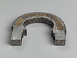 Padlock and key, André Omereler, Steel, partially gilded brass, Southern German