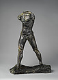 The Walking Man (L'homme qui marche), Auguste Rodin (French, Paris 1840–1917 Meudon), Bronze, green patina, French