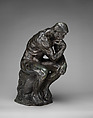 The Thinker, Auguste Rodin (French, Paris 1840–1917 Meudon), Bronze, French