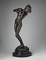 Needless Alarms, Frederic, Lord Leighton (British, Scarborough 1830–1896 London), Bronze, dark olive brown patina, British