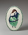 Plaque, Enoch Wood British, Lead-glazed earthenware, British