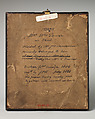 Mrs. William Power (née Shed), Probably by John Henderson (died 1829), Colorless wax on black ground; frame: wood with brass mounts and glass, British