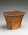 Basket, Straw on wood, rose paper, British