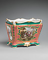 Flower vase (cuvette à tombeau), Sèvres Manufactory (French, 1740–present), Soft-paste porcelain, French, Sèvres