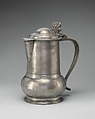 Church flagon, Edmund Harvey  British, Pewter, British, York
