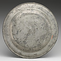 Plate, George Grenfell (or Greenfell) (British, active 1757, died 1784), Pewter, British, London