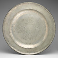 Platter, Thomas Fasson (British, died 1844), Pewter, British, London