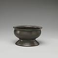 Saltcellar, Pewter, possibly British