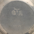 Plate, Thomas Giffin (working 1760–77), Pewter, British, London