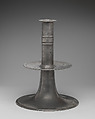 Candlestick, Pewter, British