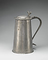 Flagon, William Wood, Pewter, British