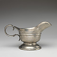 Pair of sauceboats, Pewter, British