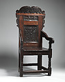 Wainscot armchair, Oak, British