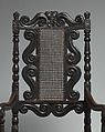 Armchair, Walnut and cane, British