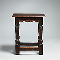 Stool, Oak, British