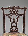 Side chair (one of a pair), Mahogany; tent stitch embroidery on canvas, British