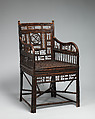 Armchair, Bamboo, rattan, ivory, probably Chinese