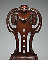 Pair of hall chairs, Mahogany, British