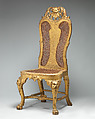 Side chair, Walnut, British