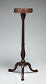 Pair of candlestands, Mahogany, British