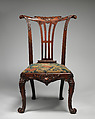 Side chair, Walnut, British