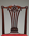 Side chair (one of a set of fourteen), Robert Adam (British, Kirkcaldy, Scotland 1728–1792 London), Mahogany, covered in modern red morocco leather, British