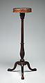 Pair of candlestands, Mahogany, British