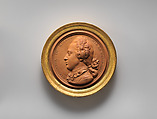 Hiacinthe de Rigaud, Comte de Vaudreuil, Jean-Baptiste Nini Italian, Medallion: cast terracotta (terre de Chaumont); frame: gilt wood, French, Chaumont-sur-Loire