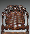 Miniature daybed, Walnut and cane, British