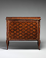 Commode (one of a pair) (part of a set), Marquetry of various woods, bronze and gilt-bronze mounts, British