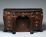 Library table, William Kent, Mahogany; gilt-brass, British
