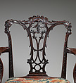 Armchair, Mahogany, needlework, British